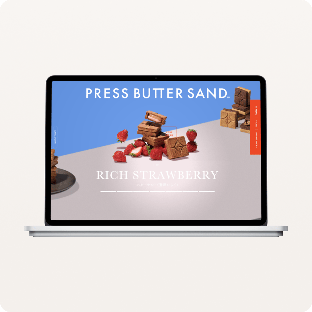 Strawberry. Wordpress website voorbeelden die je niet direct verwacht