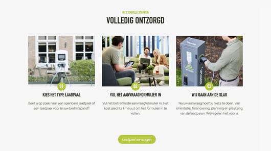 Steps for getting an EV charger: choose type, fill application, installation in progress. Optimal EV charging solutions.