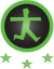 Drempelvrij niveau 3 logo (webrichtlijnen 2, level aa)