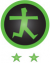Drempelvrij niveau 2 logo (wcag 2. 0, level aa)