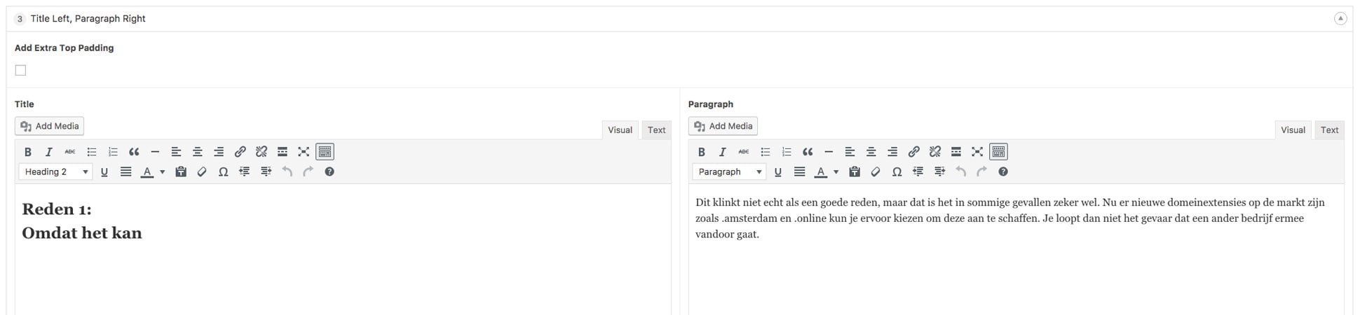 Title paragraph element. Hoe maak je een website beheerbaar?