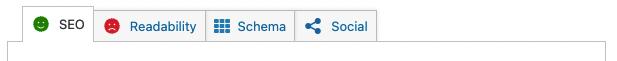 Tab in yoast seo widget (plugin)