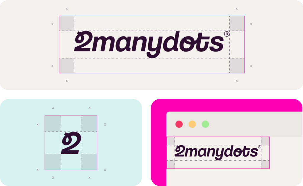 Logo preview edit 2. This is 2manydots in a brand new look ✨