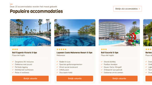 Populaire accommodaties met zwembaden waaronder Bull Eugenia Victoria &amp; Spa, Lopesan Costa Meloneras, en Bull Escorial &amp; Spa.